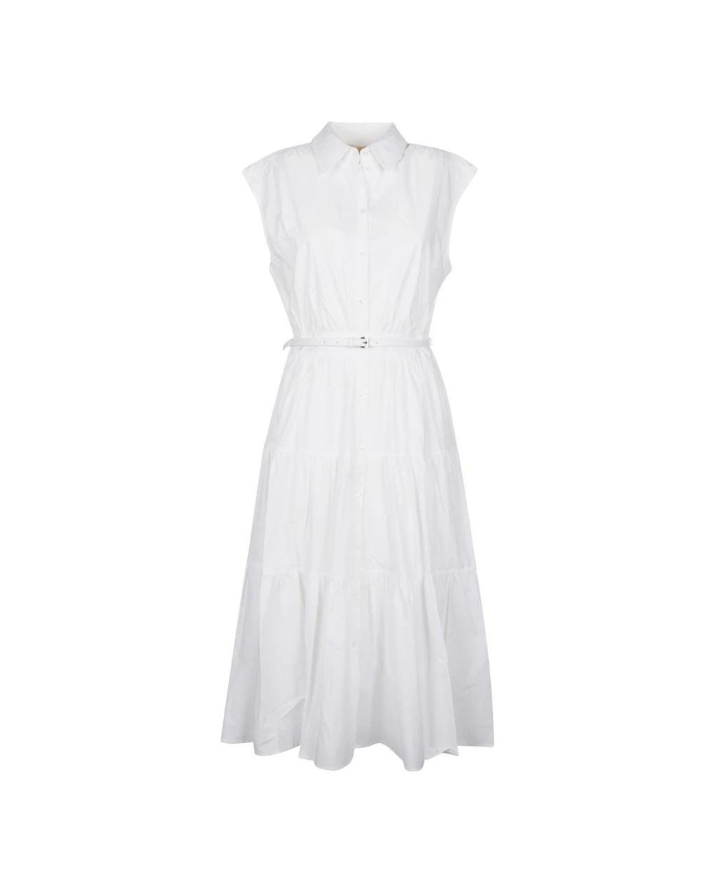 Michael Kors White Shirt Dresses