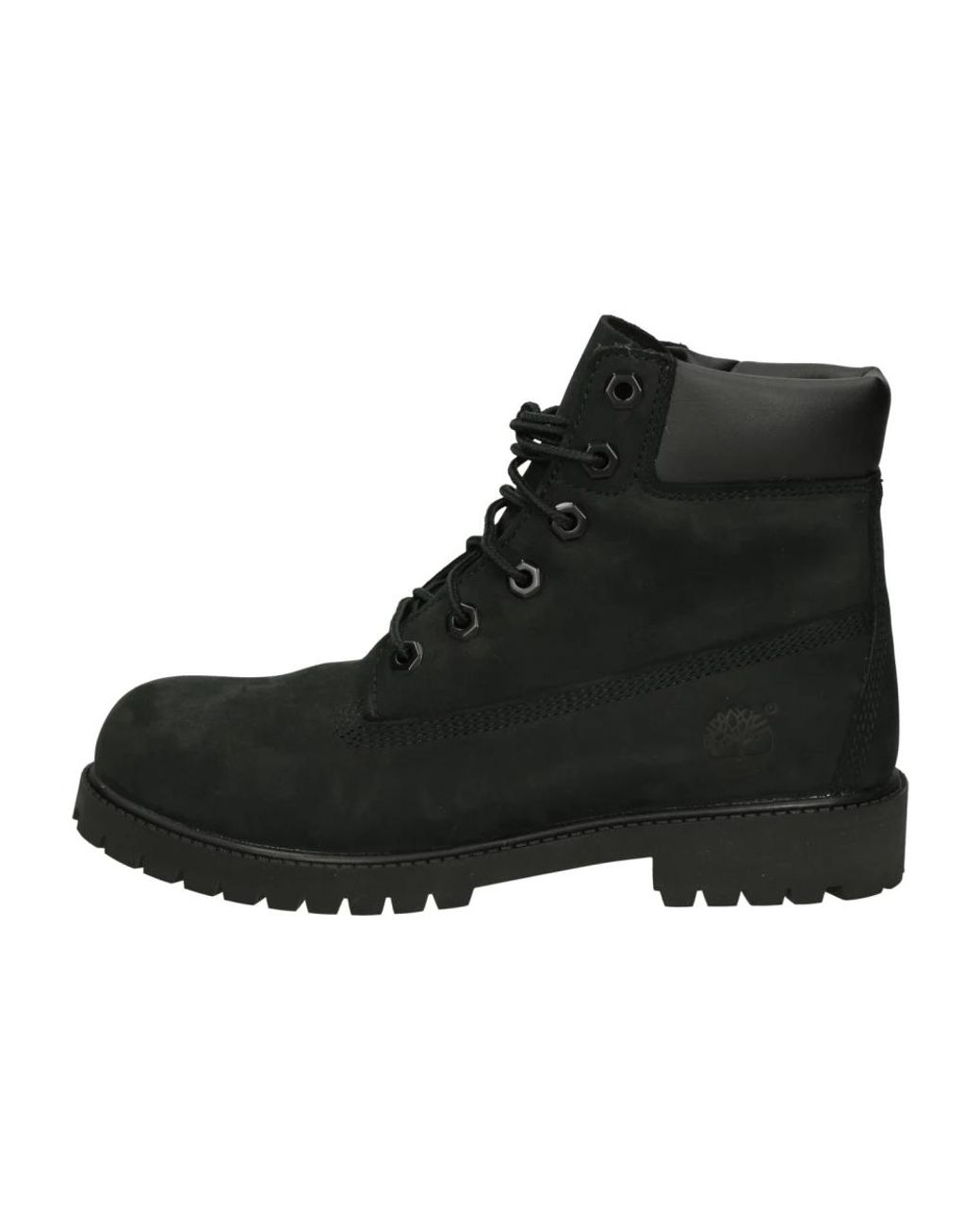 Timberland Black Lace-Up Boots for men