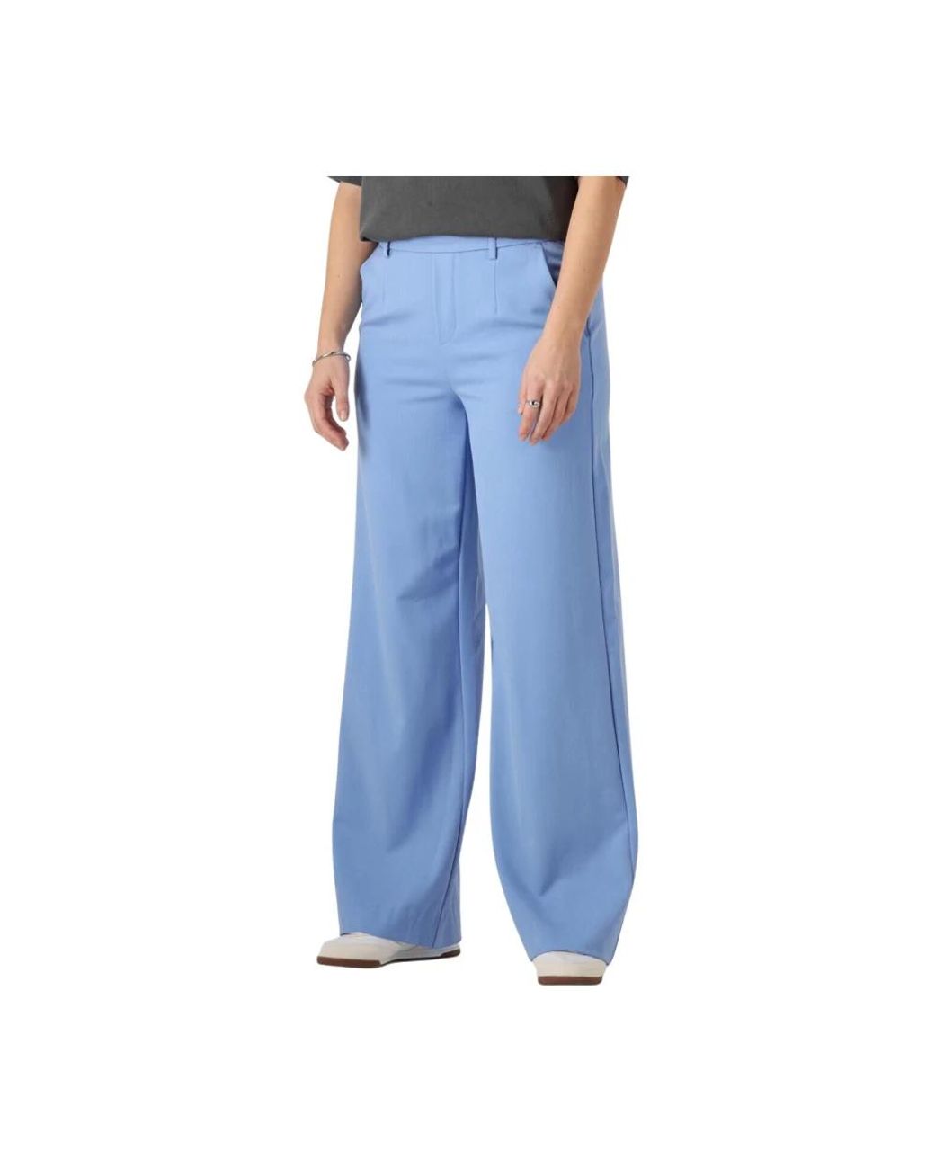 Object Broeken ,Blauw ,Wijde Blauwe Broek in het Blue