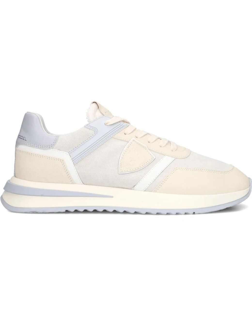Philippe Model Schoenen ,Leer Tropez 2.1 Low Sneakers in het White voor heren