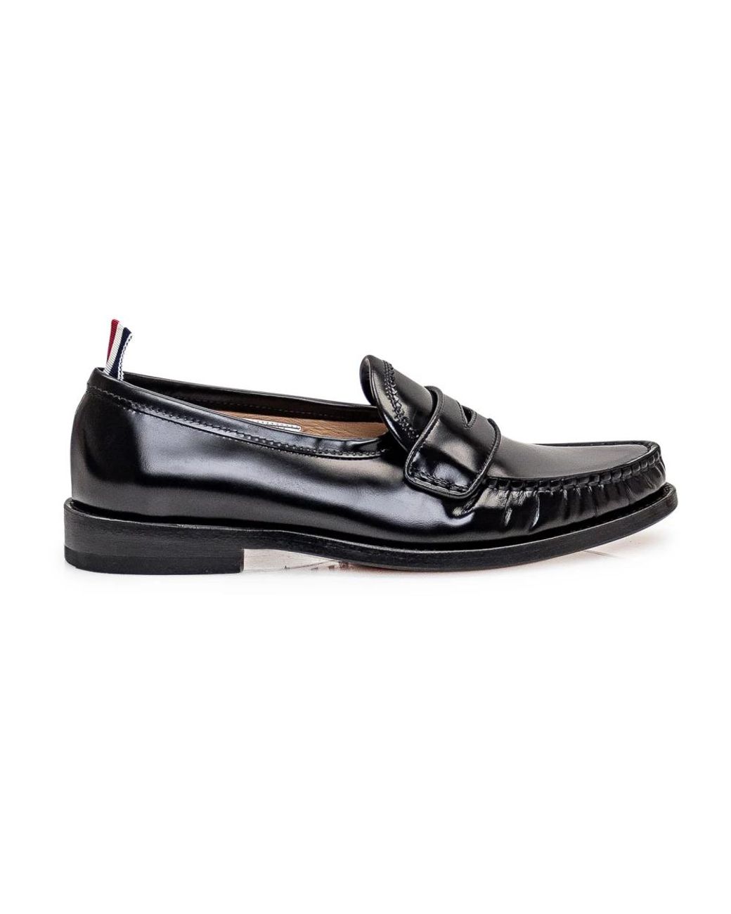 Thom Browne Schoenen ,Zwart ,Klassieke Loafers Voor Tijdloze Stijl in het Black