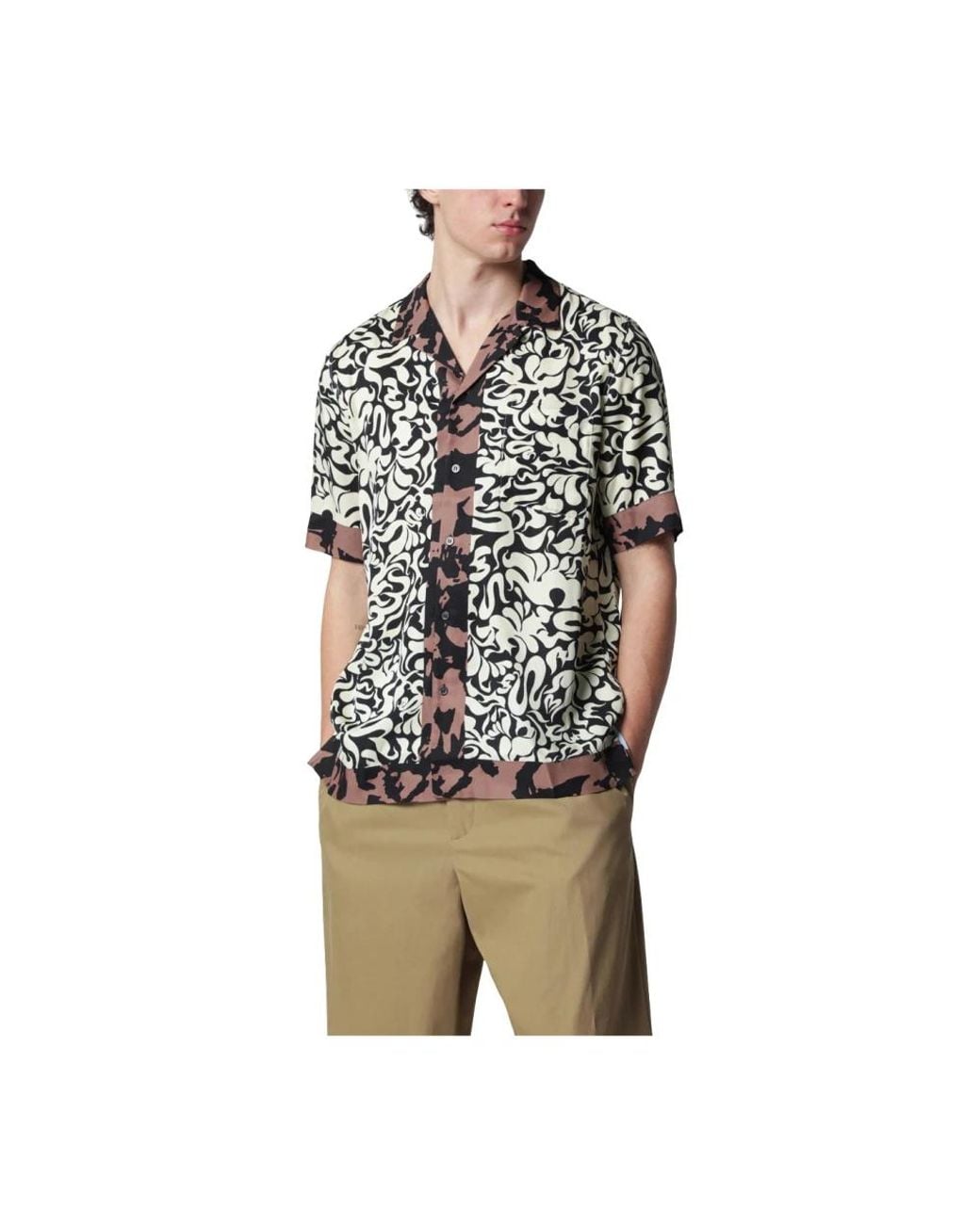 Dries Van Noten Multicolor Short Sleeve Shirts for men