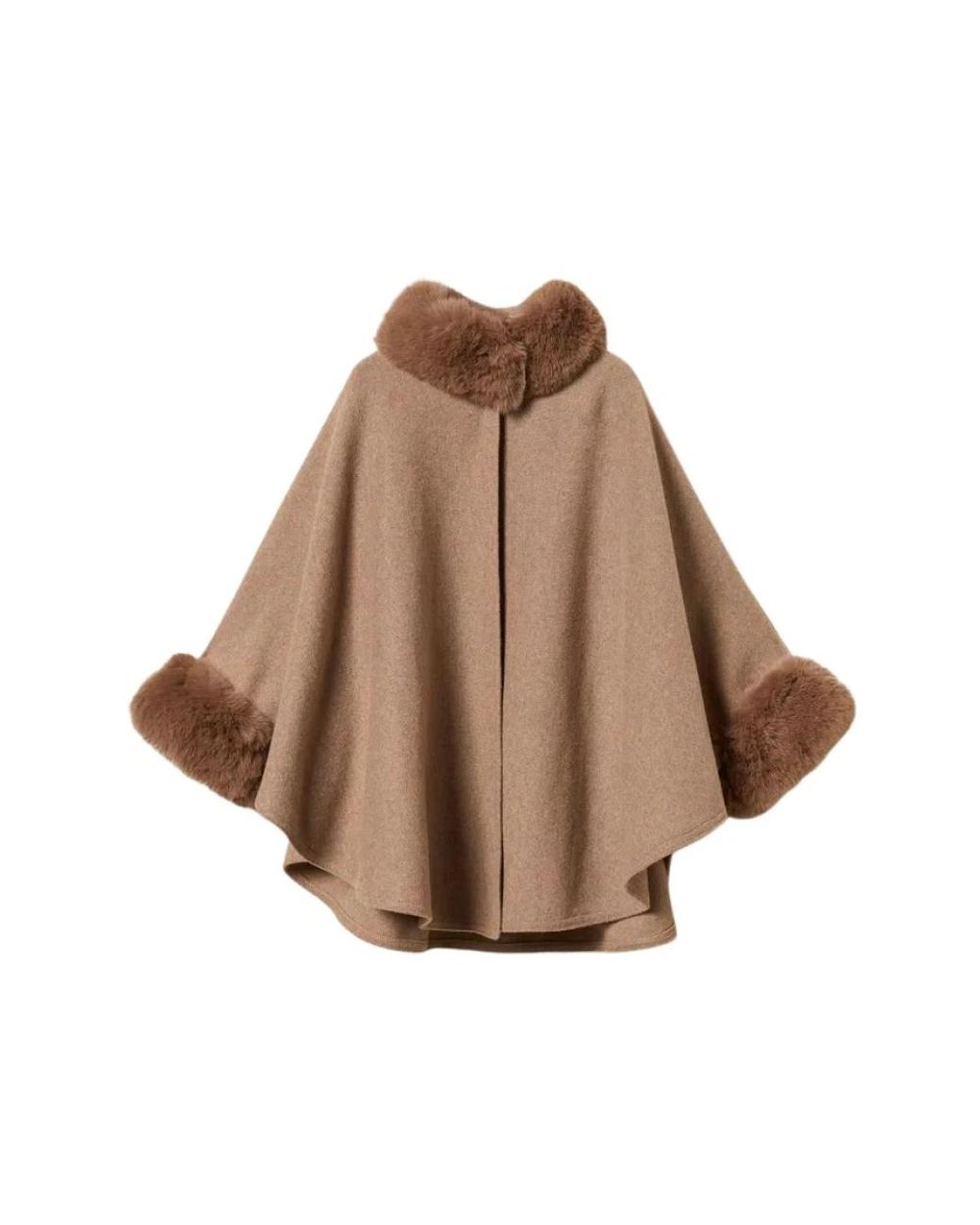 Twinset Poncho in het Brown