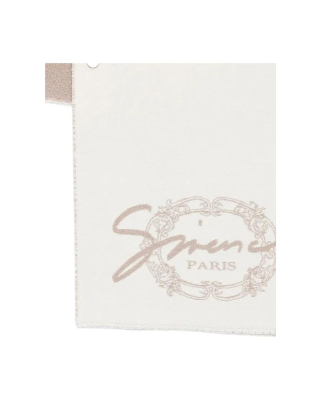 Givenchy Logo Wollmischung Schal in White für Herren