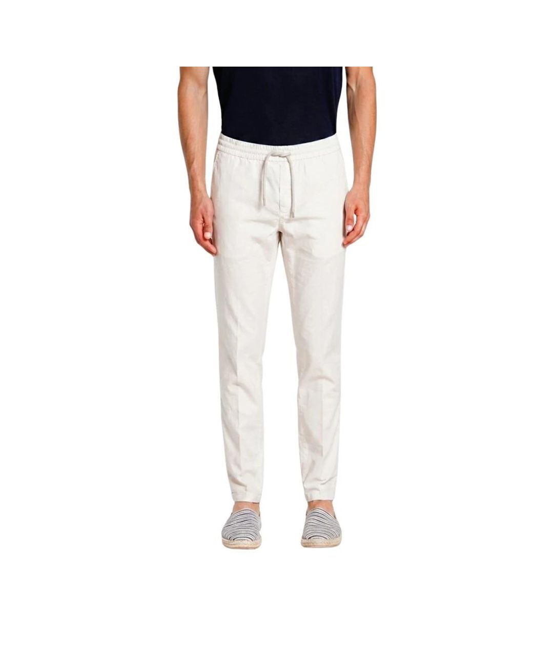 Mason's Black Slim-Fit Trousers for men