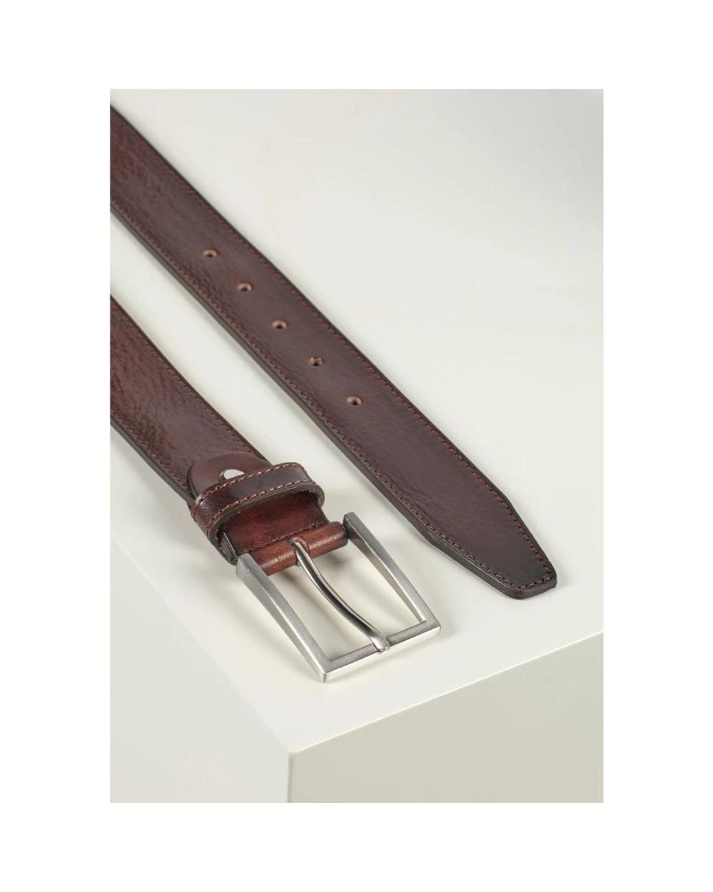 Howard London Accessoires ,Bruin ,Leer Lederen Riem Matthew in het Brown voor heren