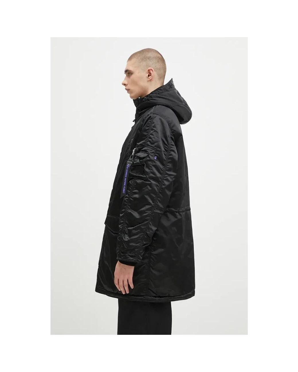 Parkas Alpha Industries pour homme en coloris Black