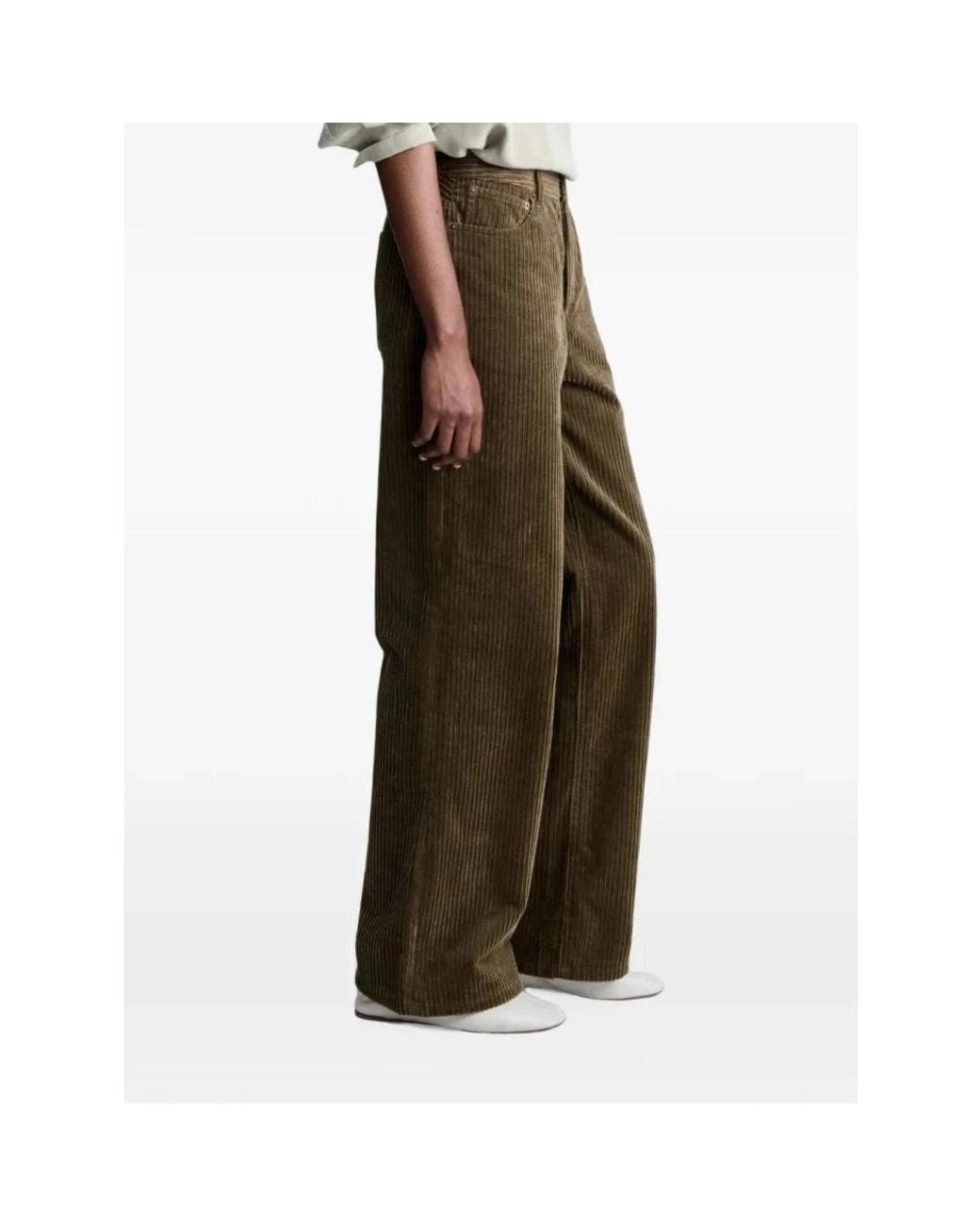 A.P.C. Green Wide Trousers
