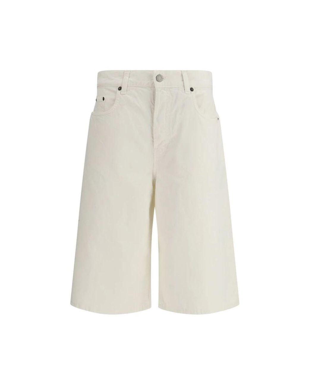 Haikure White Casual Shorts