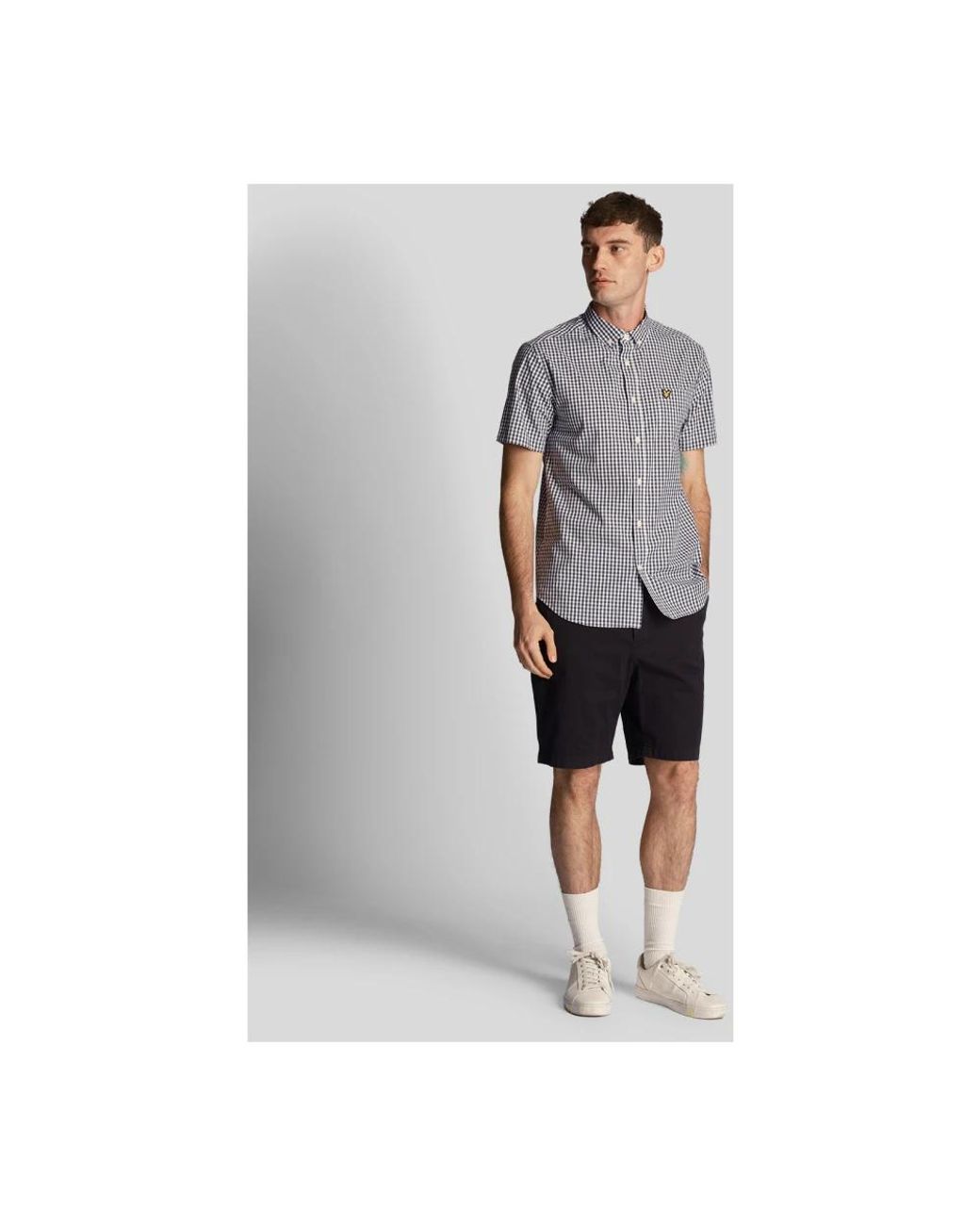 Lyle & Scott Blue Short Sleeve Shirts for men