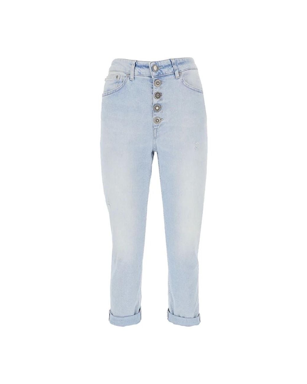Dondup Blue Cropped Jeans