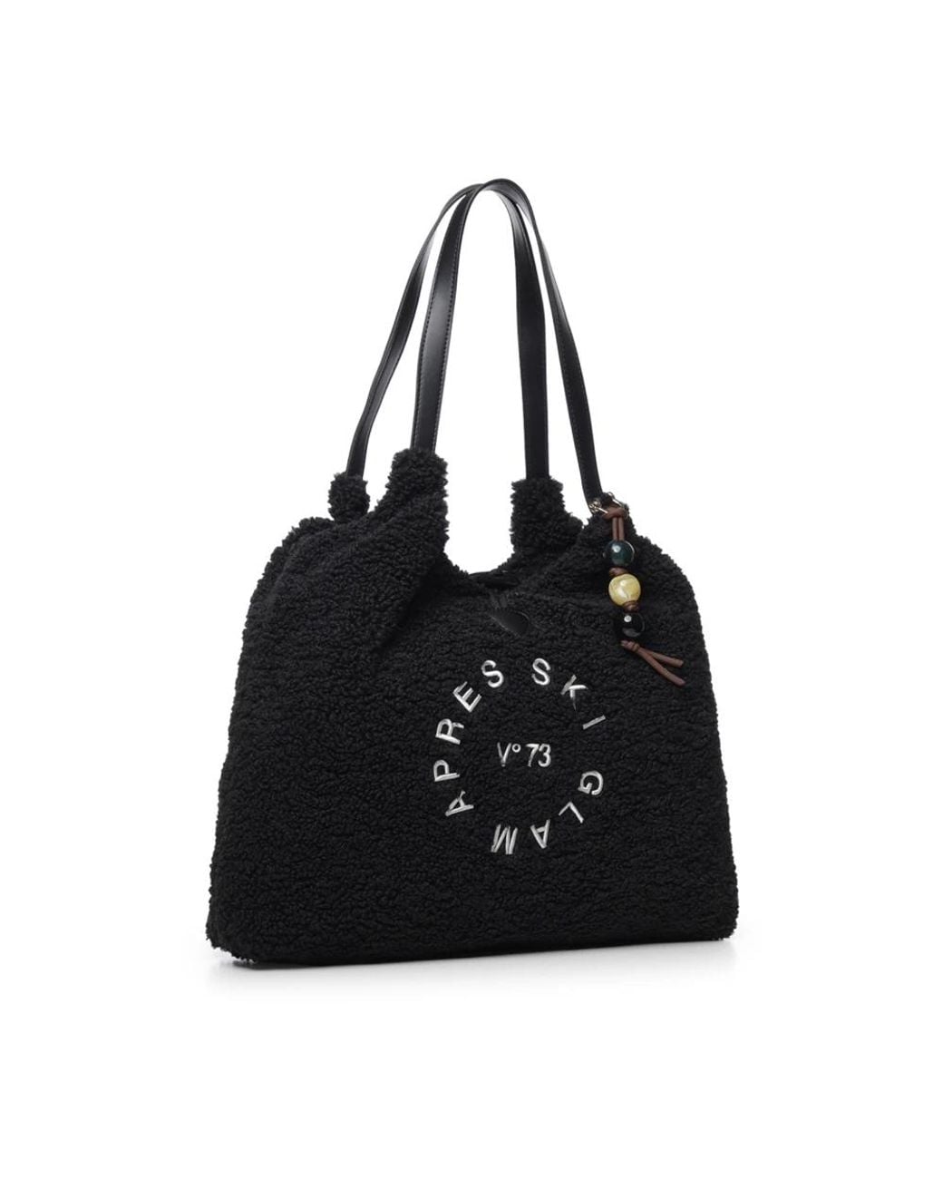 V73 Black Shopping Bags