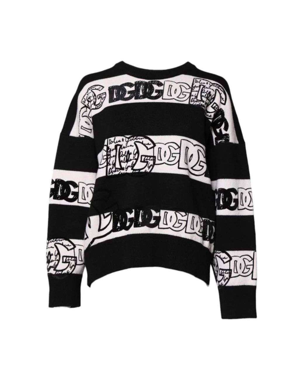 Dolce & Gabbana Black Cashmere Knitwear
