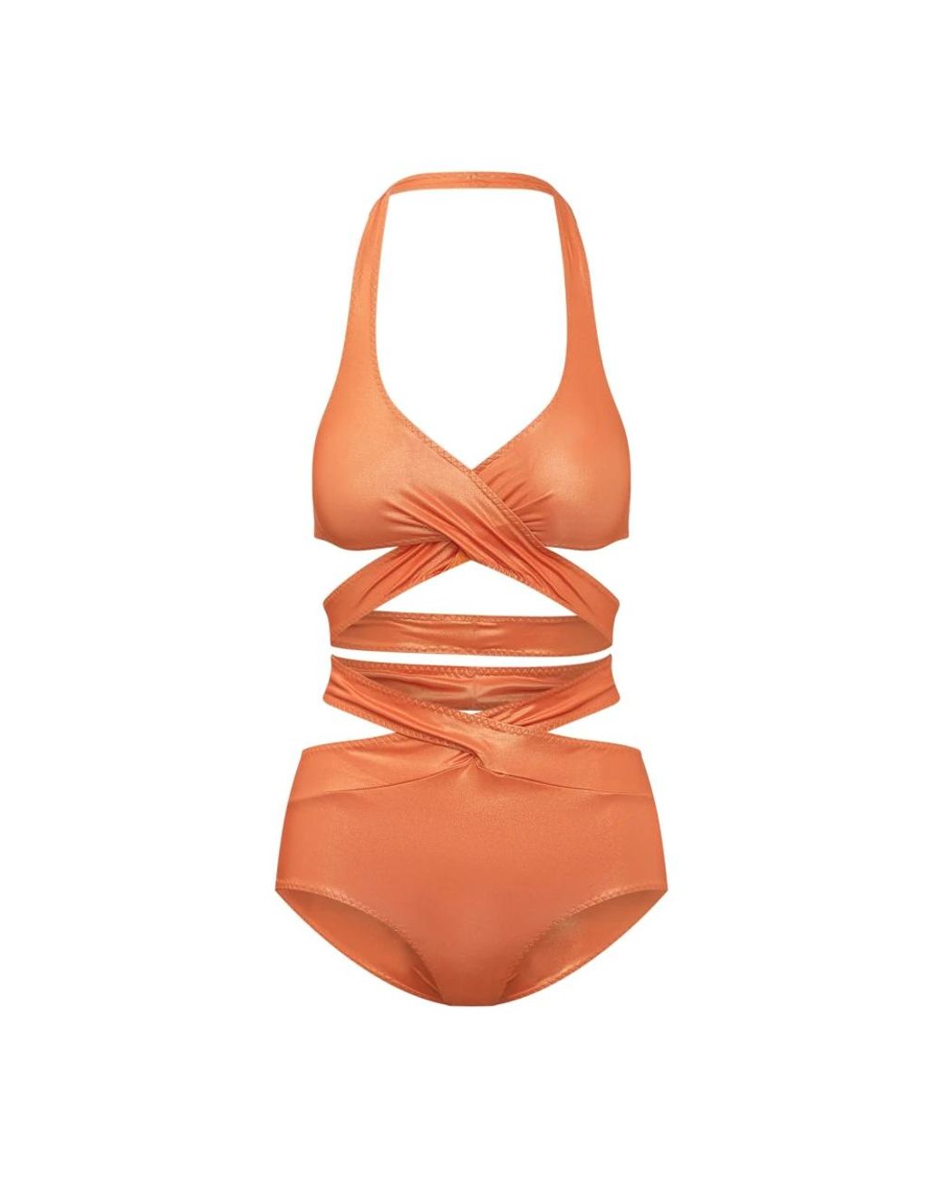 ALESSANDRO VIGILANTE Orange Bikinis