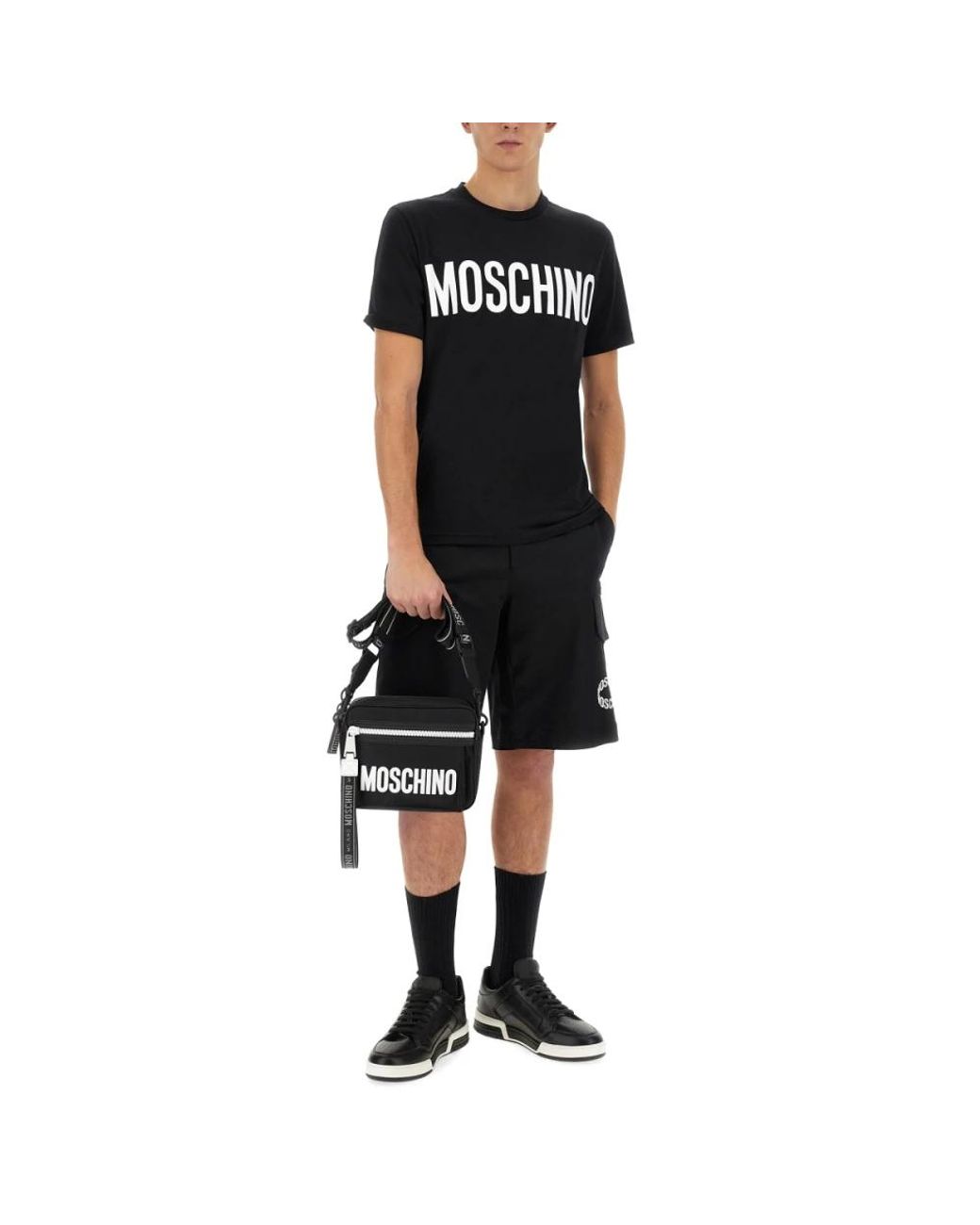 Moschino Black Casual Shorts for men