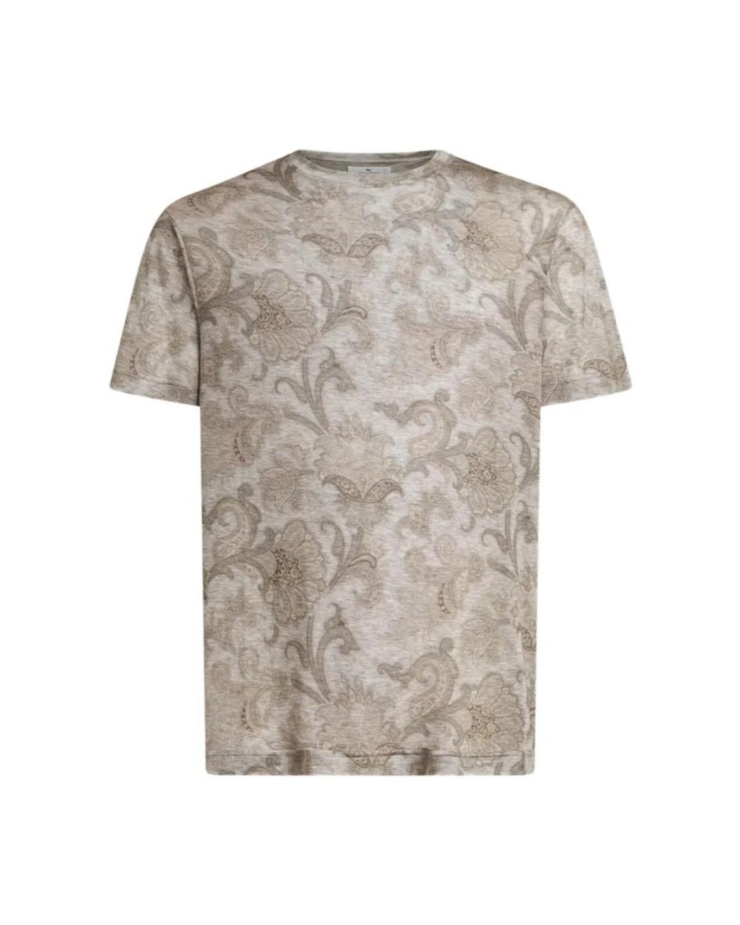 Etro T-Shirts in het Gray voor heren