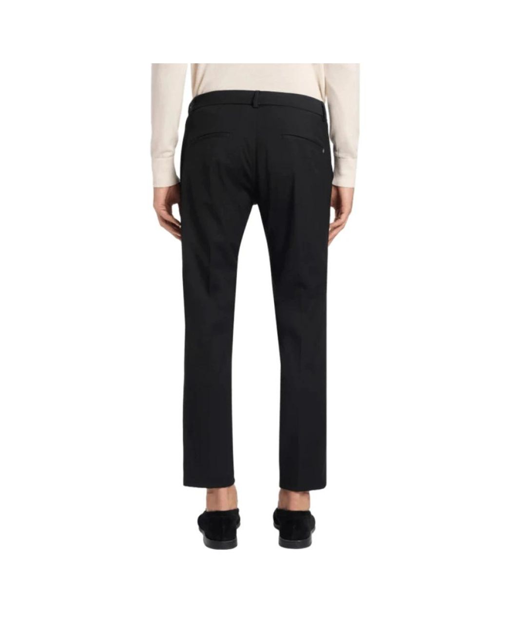Dondup Black Slim-Fit Trousers for men