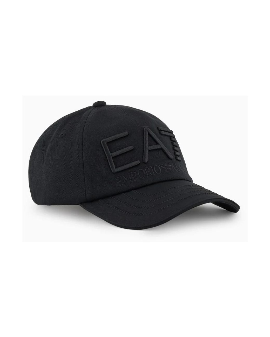 EA7 Black Hats & Caps for men