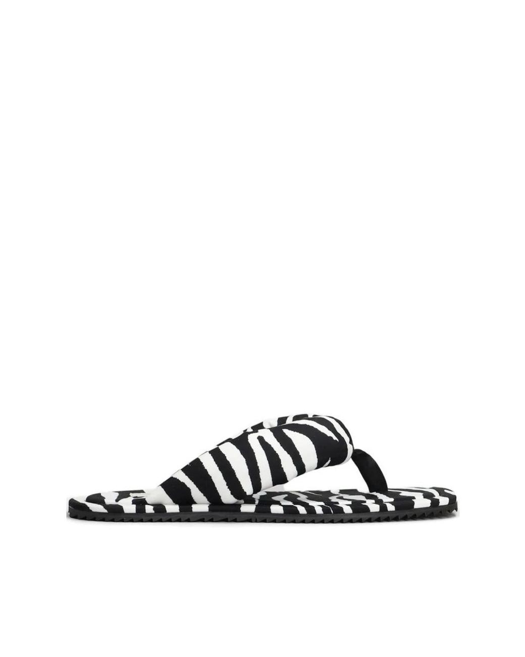 The Attico Black Flip Flops