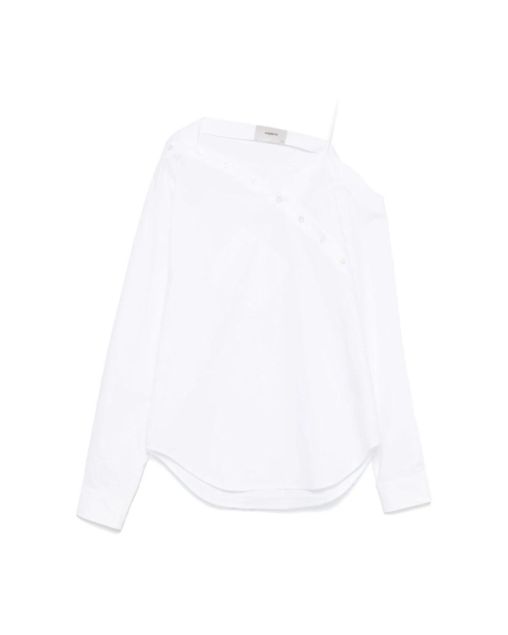 Coperni Overhemden ,Wit ,Katoen Heart Shirt in het White