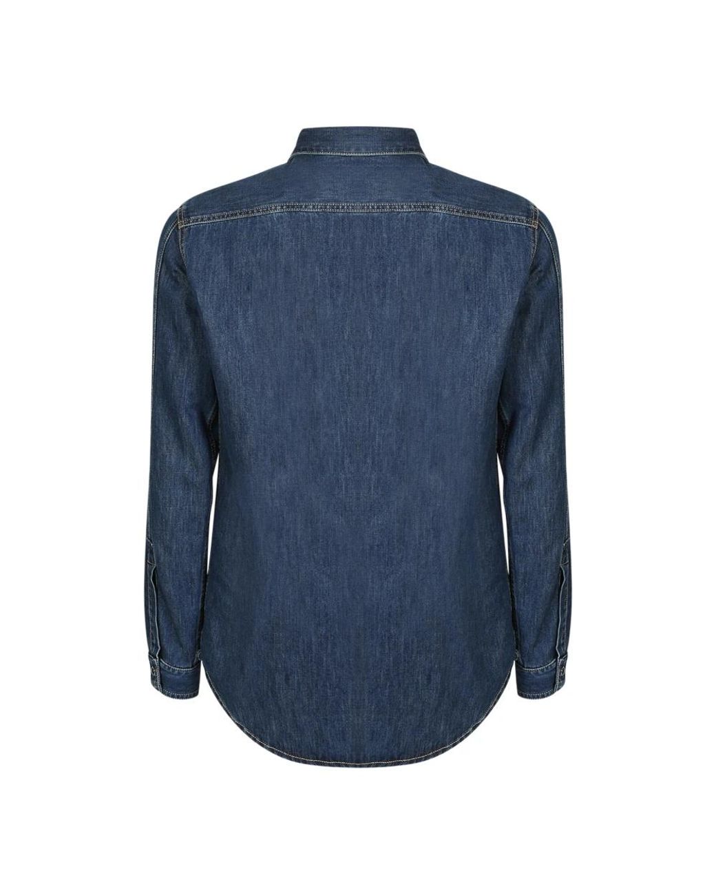 Valentino Blue Denim Shirts for men