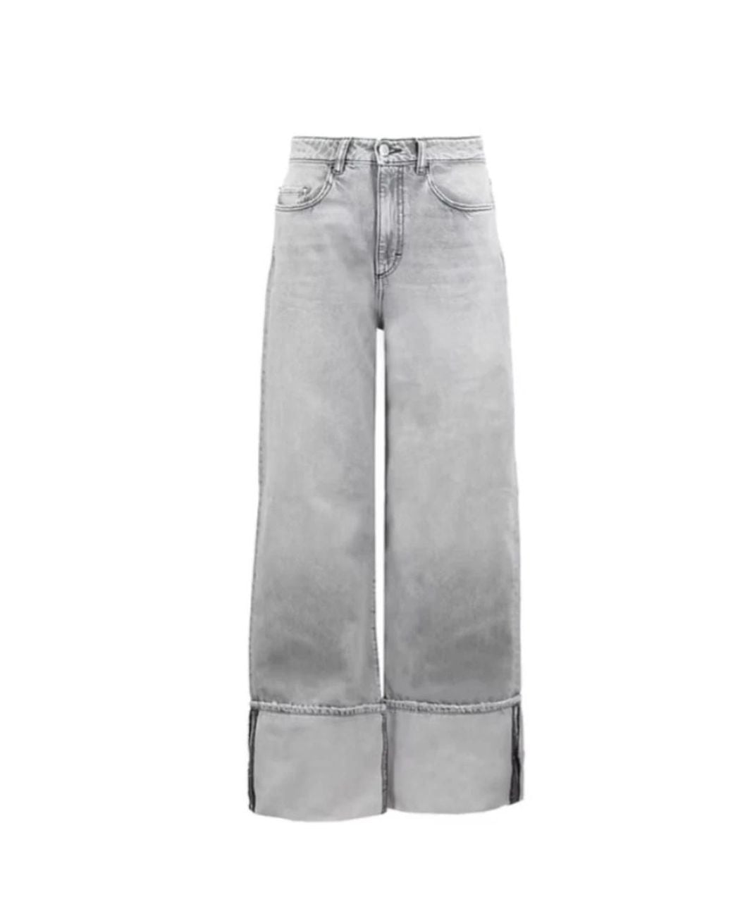 ICON DENIM Gray Wide Jeans