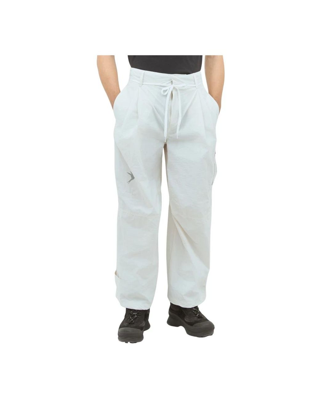 66 North Gray Straight Trousers for men