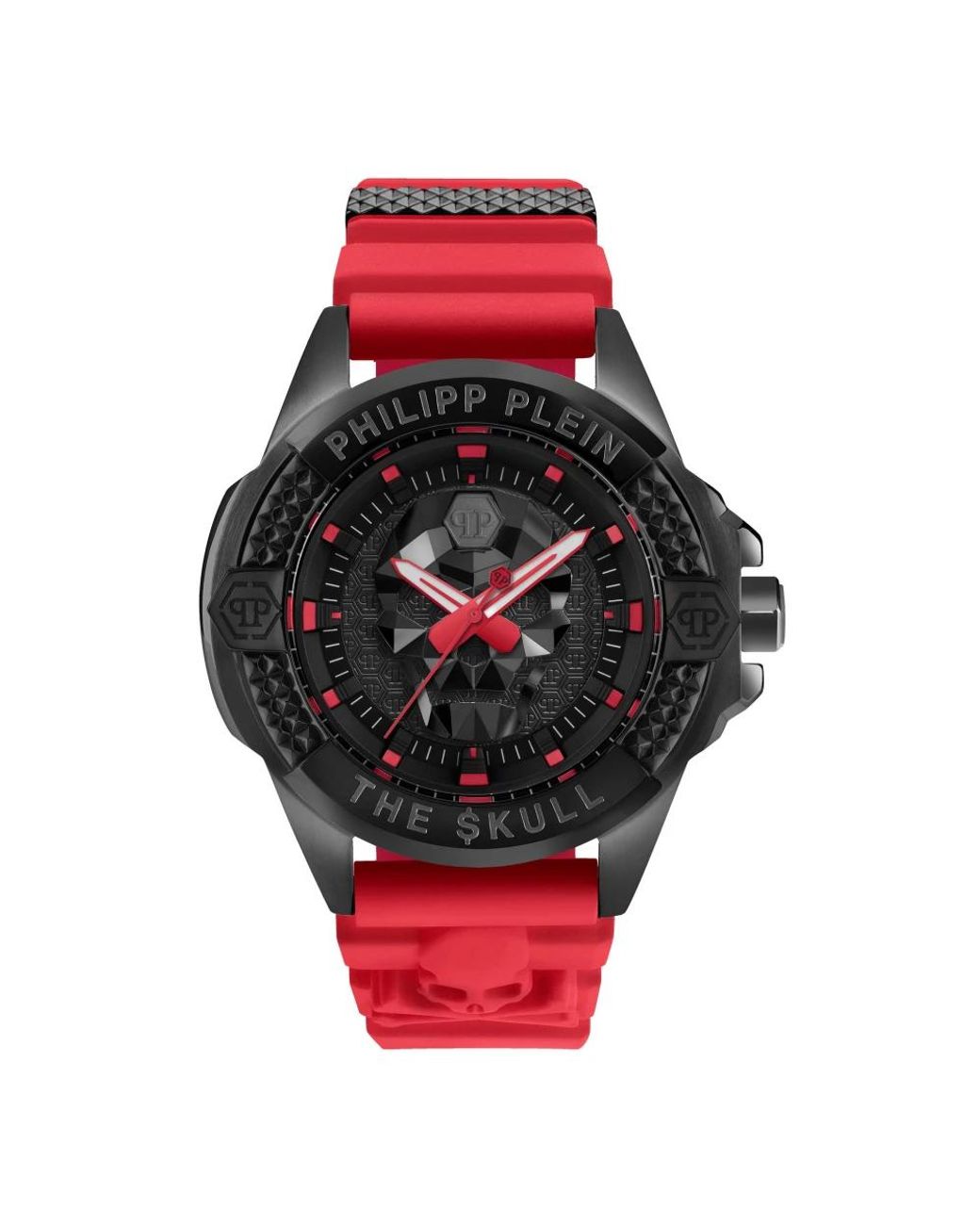 Philipp Plein Red The Skull 44Mm for men