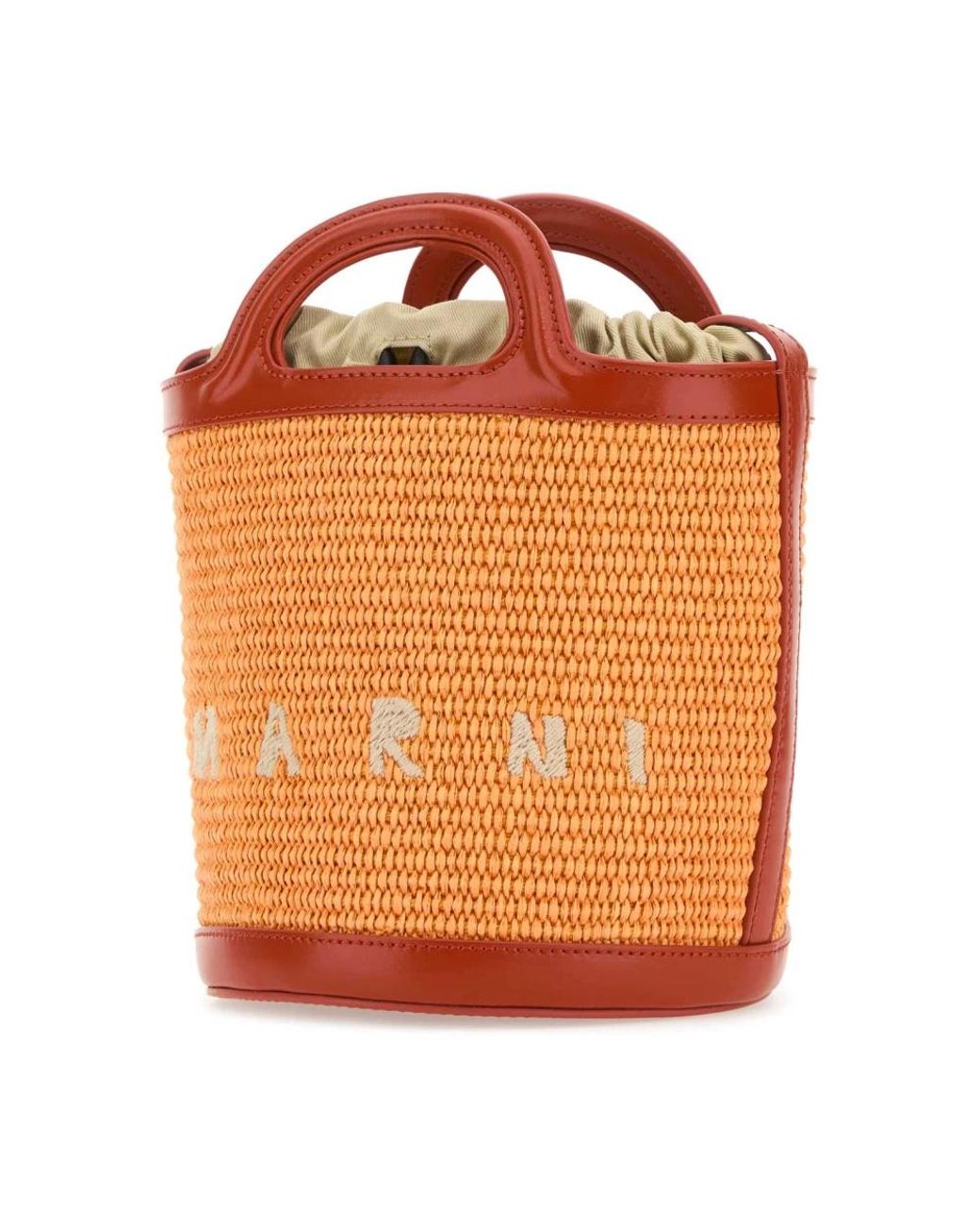 Marni Orange Tropicalia Eimer Tasche
