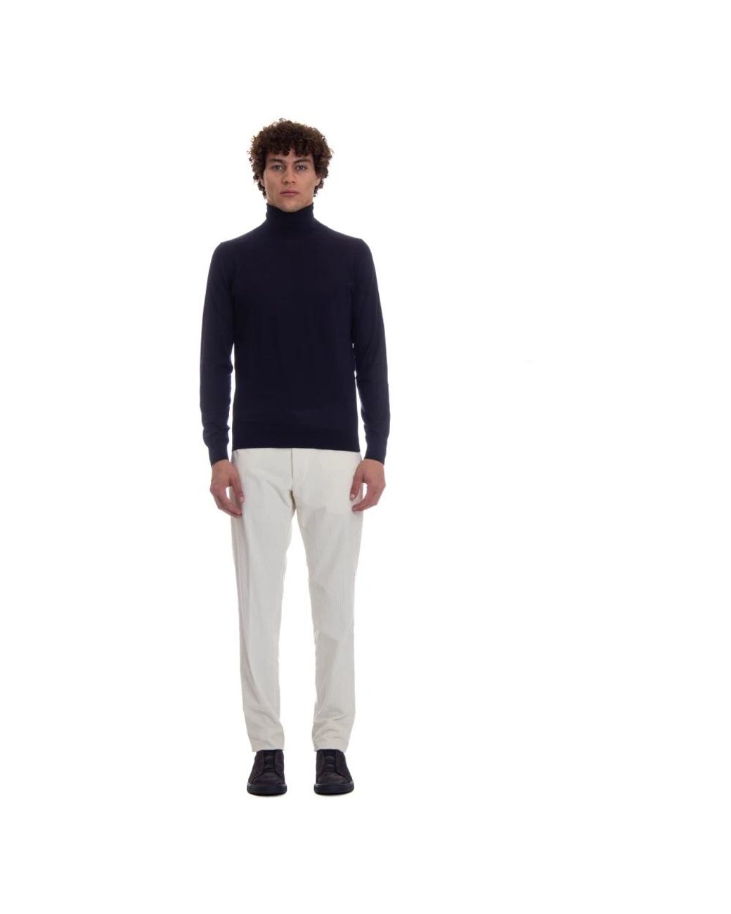 Colombo Blue Cashmere Knitwear for men