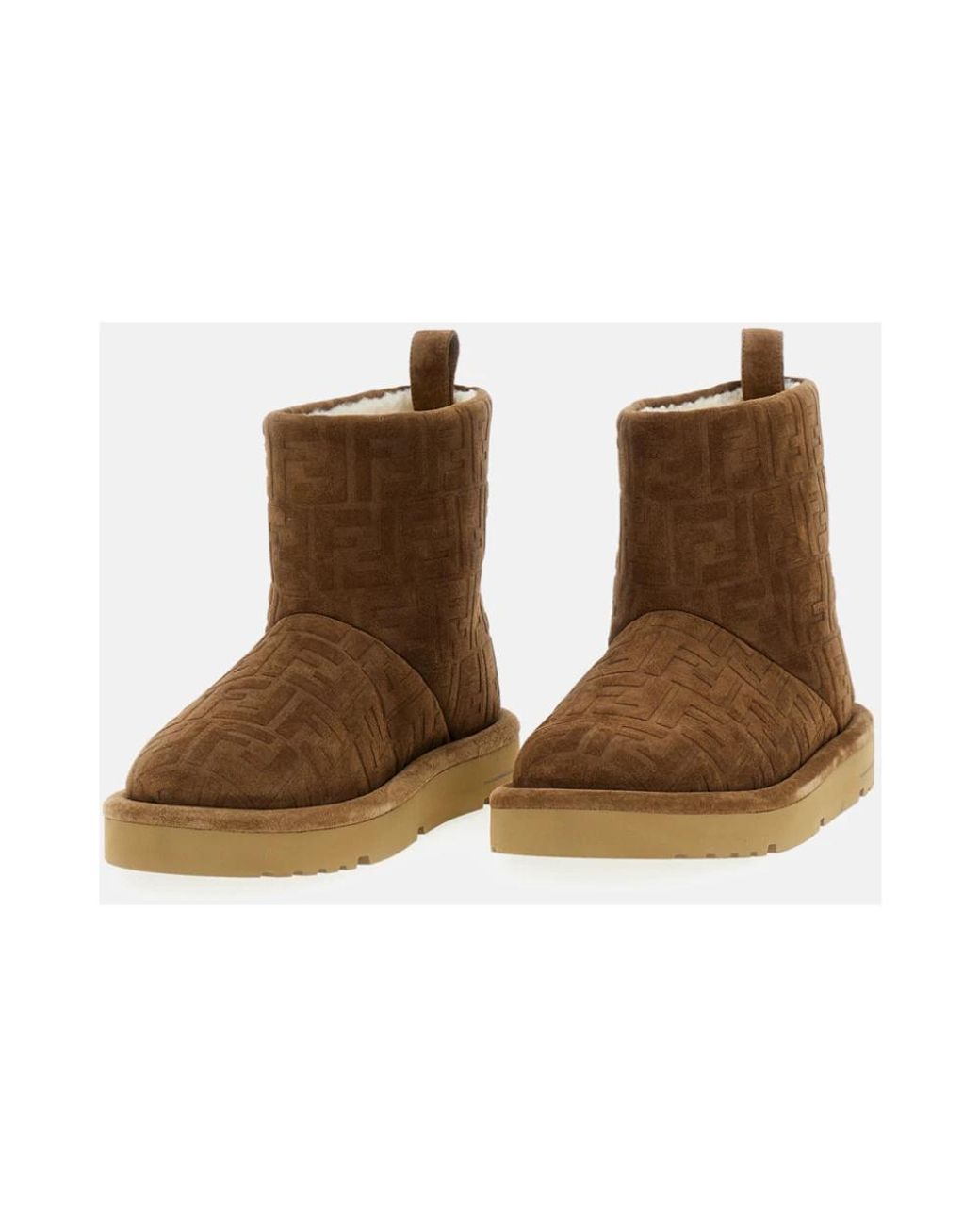 Fendi Brown Winter Boots for men