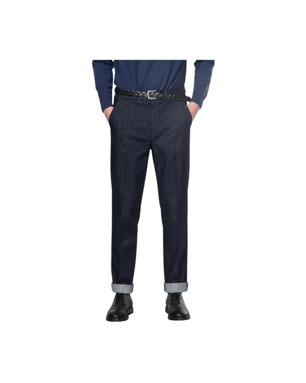 Straight Jeans Mason's de hombre de color Blue