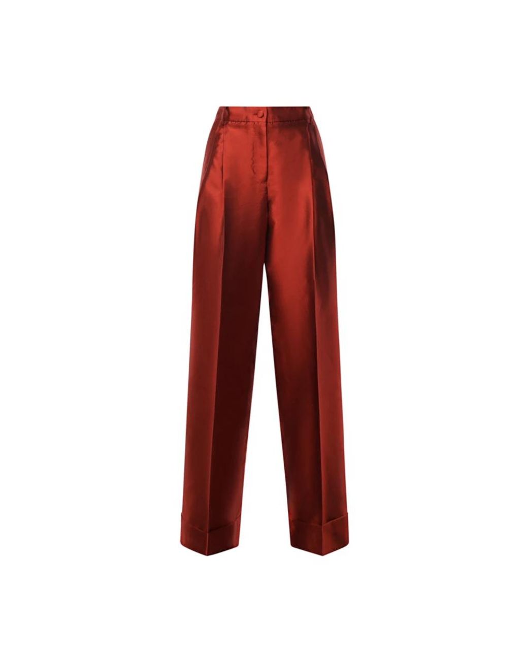 Dolce & Gabbana Red Wide Trousers