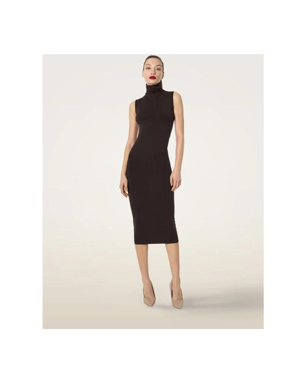 Wolford Black Knitted Dresses