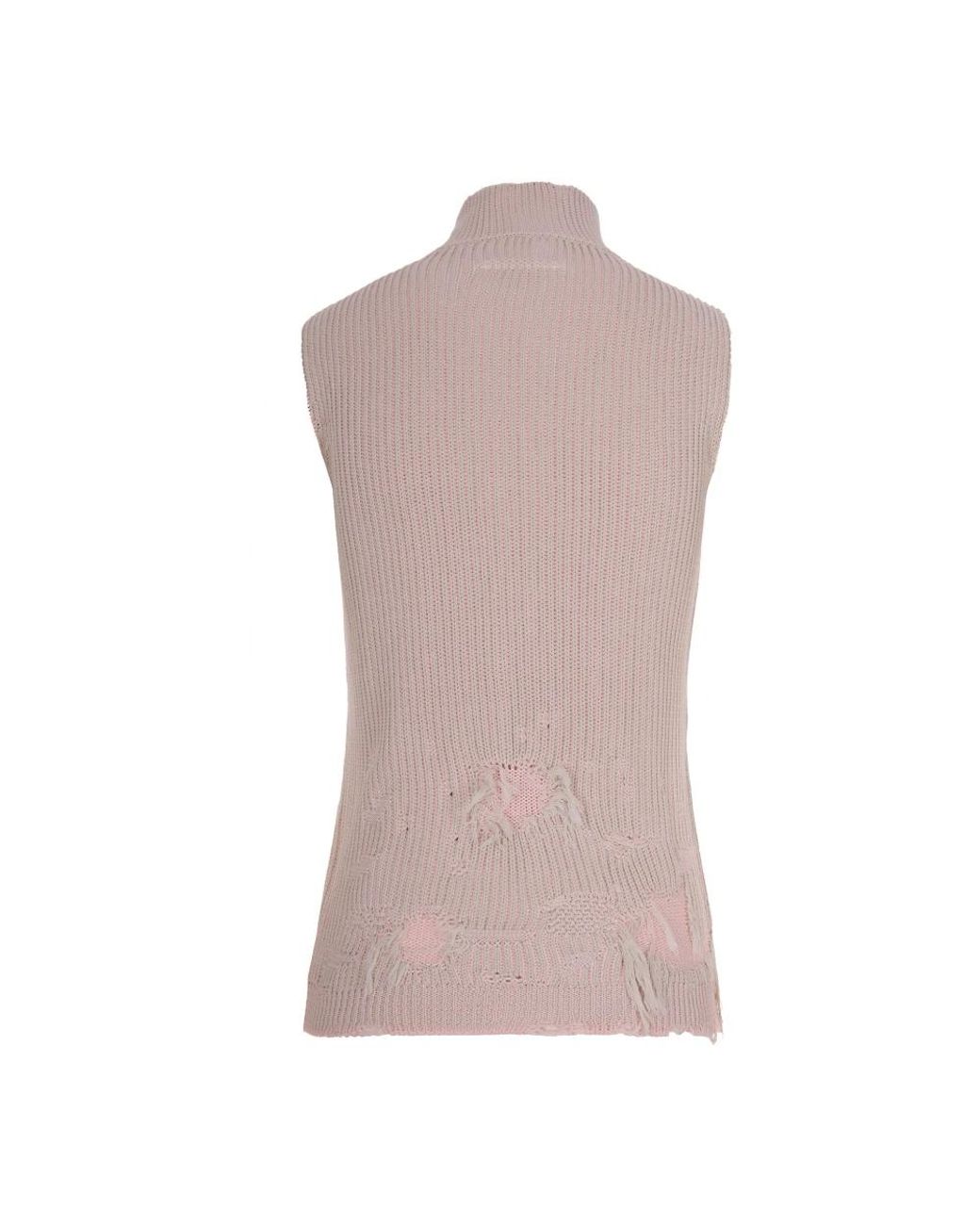 MM6 by Maison Margiela Brown Vests