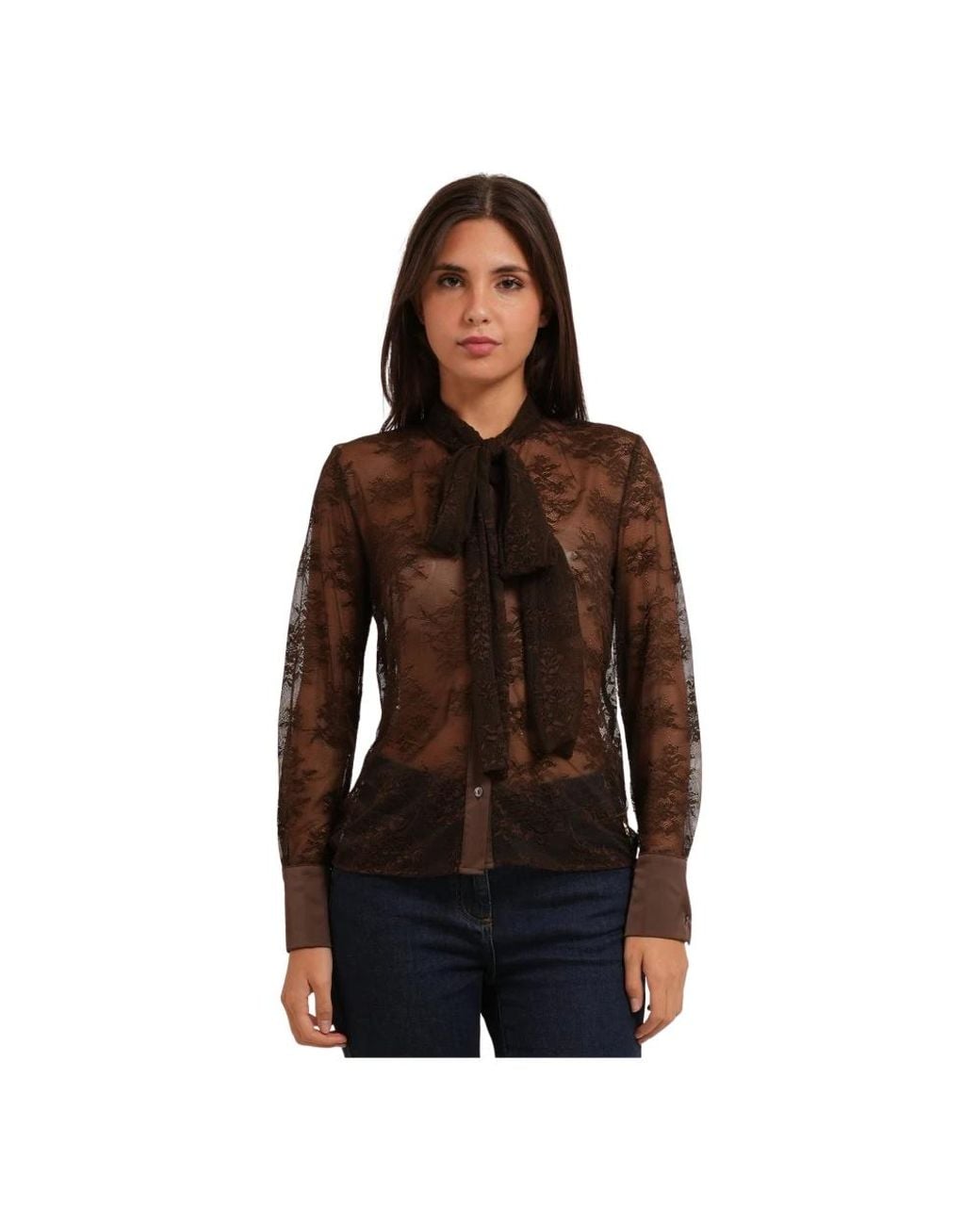 Yes Zee Brown Blouses