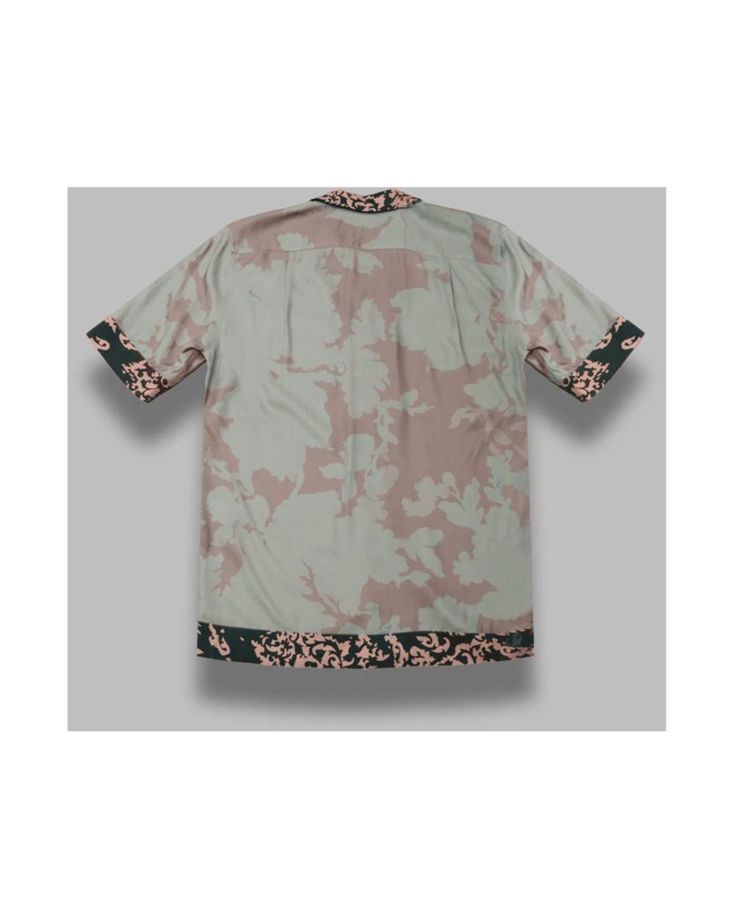 Dries Van Noten Gray Short Sleeve Shirts for men