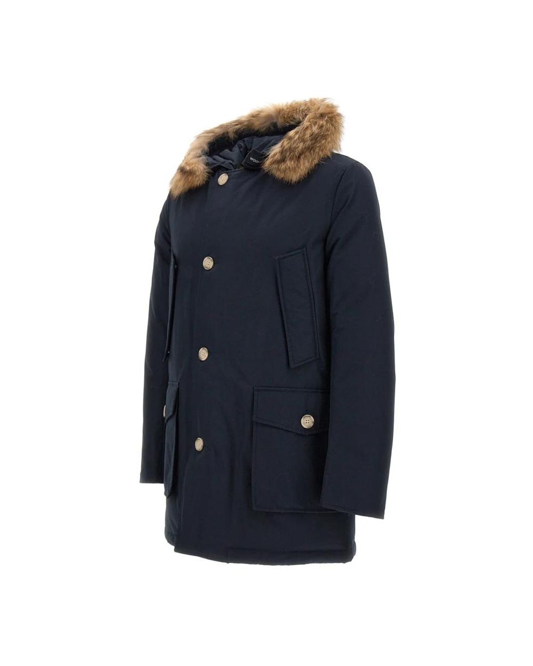 Woolrich Blue Parkas for men
