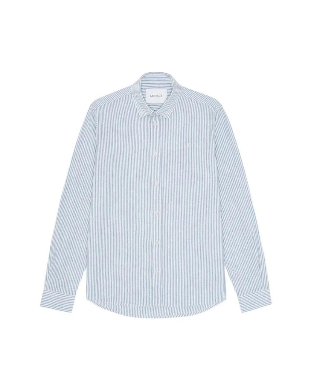 Les Deux Blue Casual Shirts for men