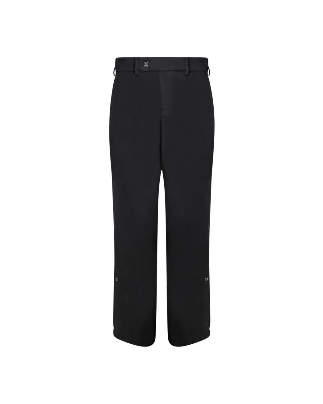 Amiri Black Straight Trousers for men