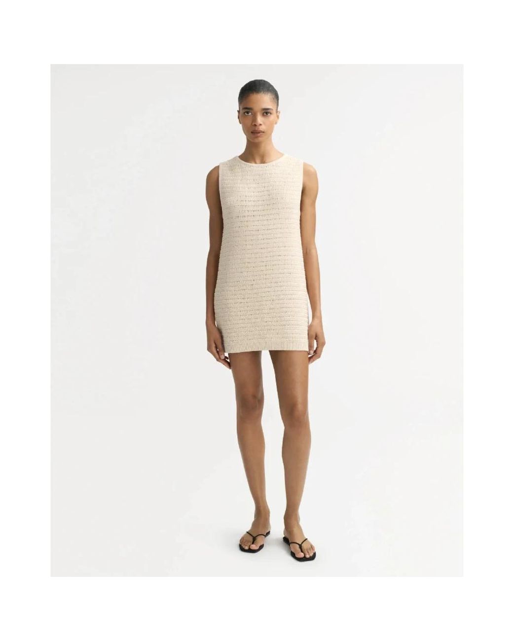 Soft Goat Natural Knitted Dresses