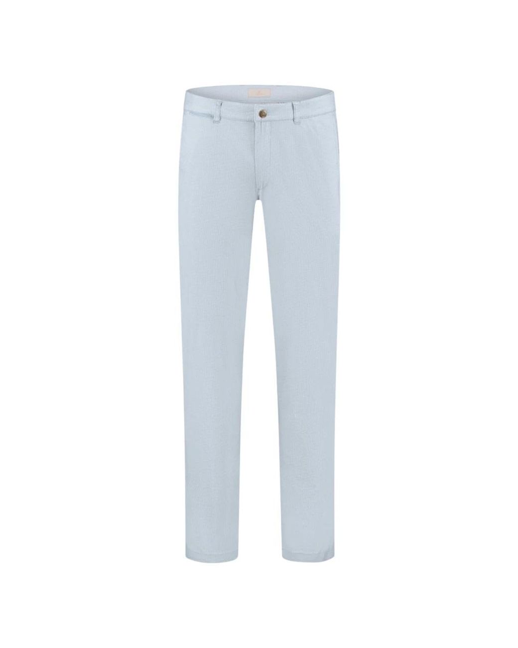 Com4 Broeken ,Blauw ,Katoen Modern Chino in het Blue voor heren