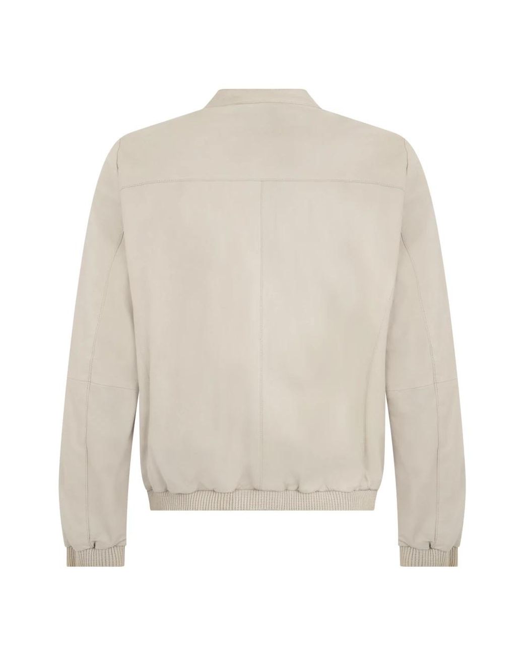 Leather Jackets di Moorer in Natural