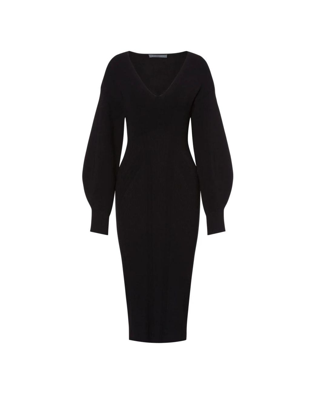 Alberta Ferretti Kleedjes ,Zwart ,Elegante Zwarte Jurk in het Black