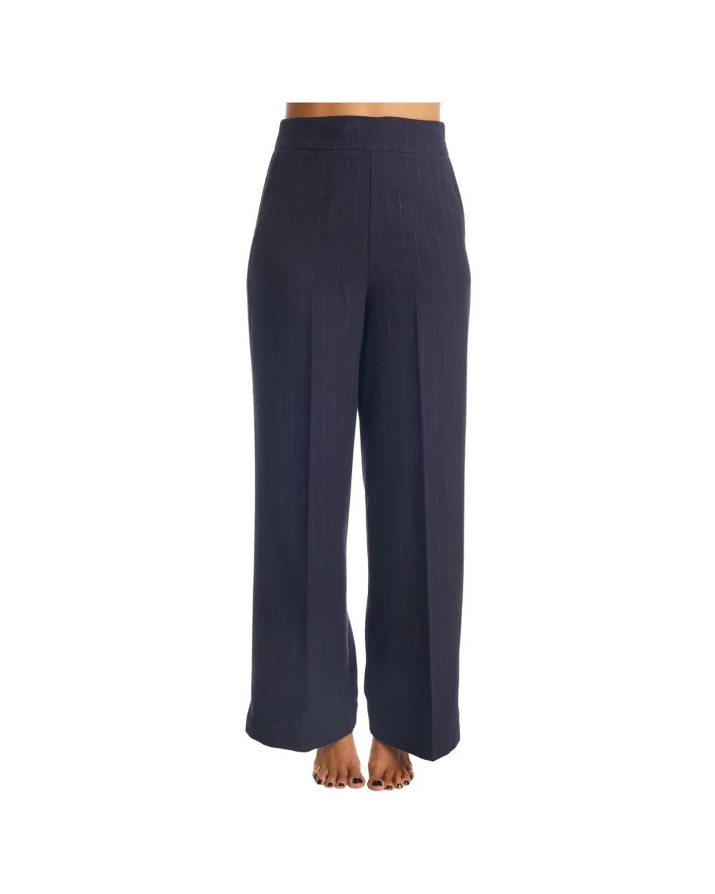 ALESSIA SANTI Blue Wide Trousers