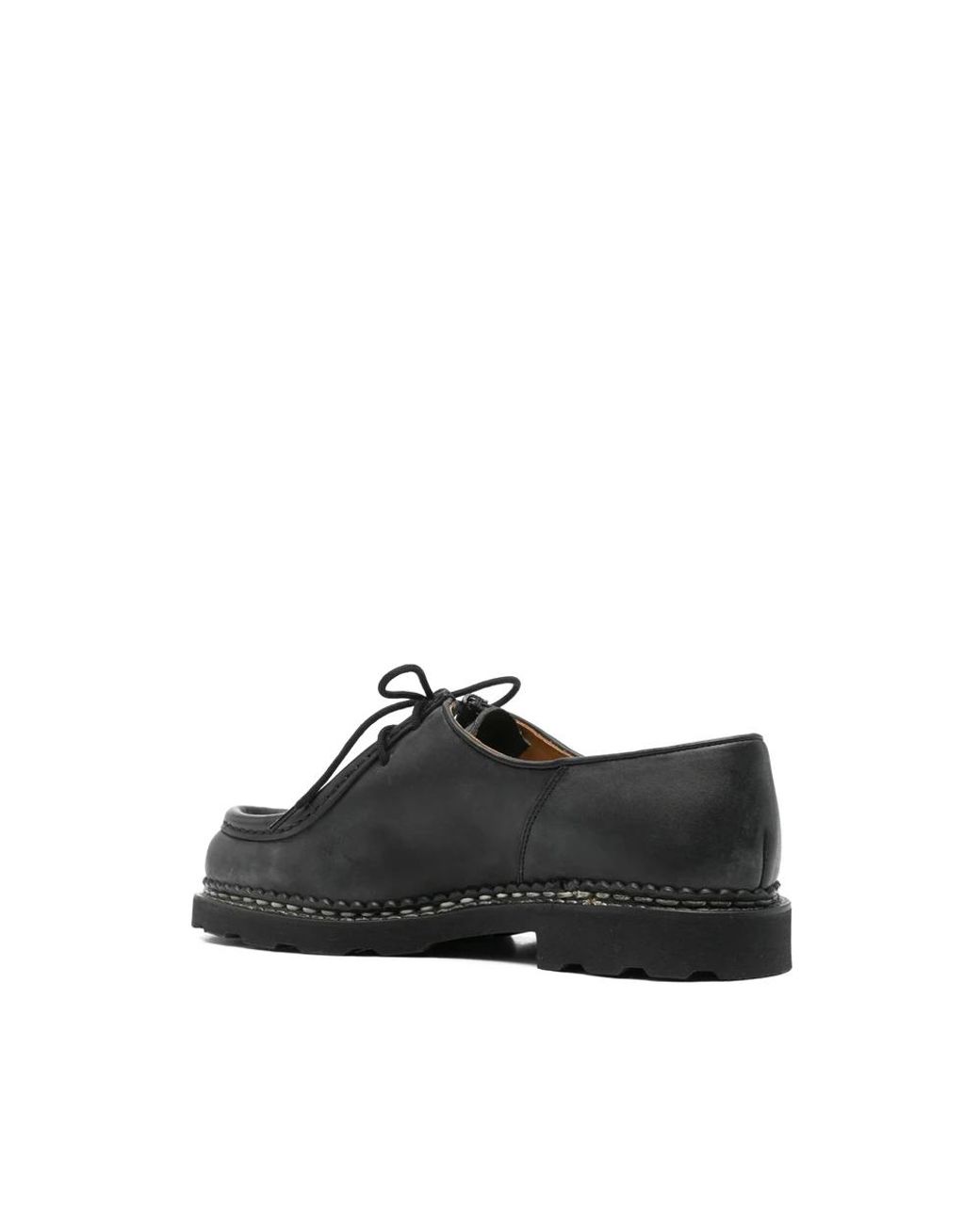 Paraboot Black Derby Shoes for men