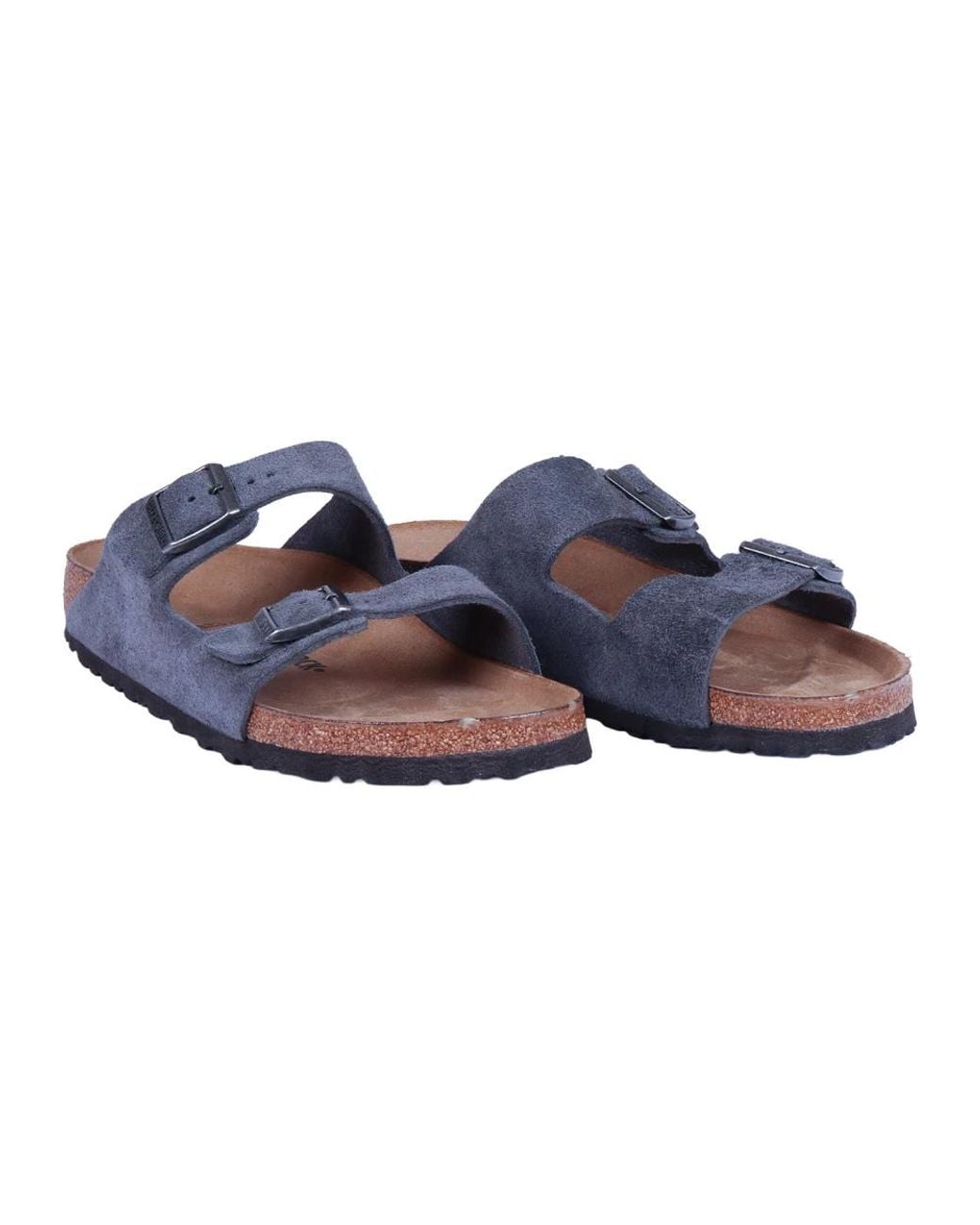 Birkenstock Blue Sliders for men
