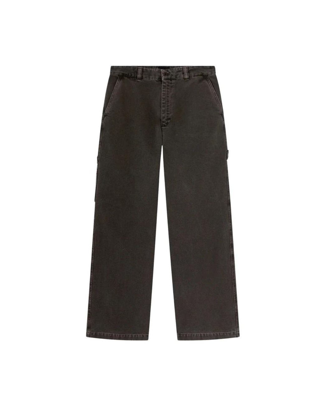 A.P.C. Gray Straight Trousers for men