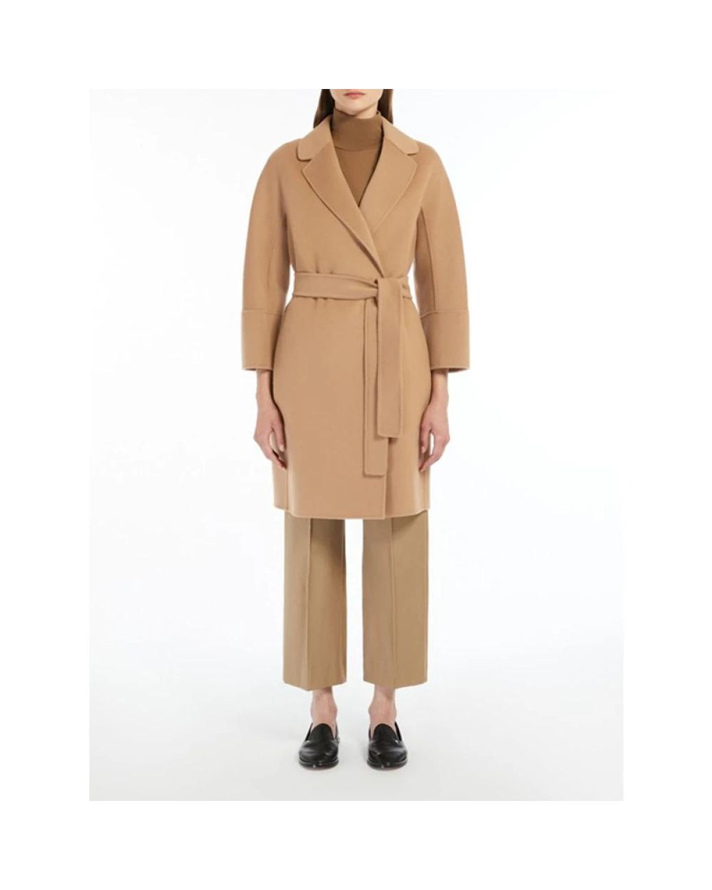 Max Mara Natural Belted Coats