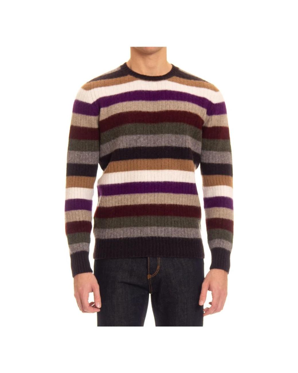 Drumohr Gestreifte pullover in Red für Herren